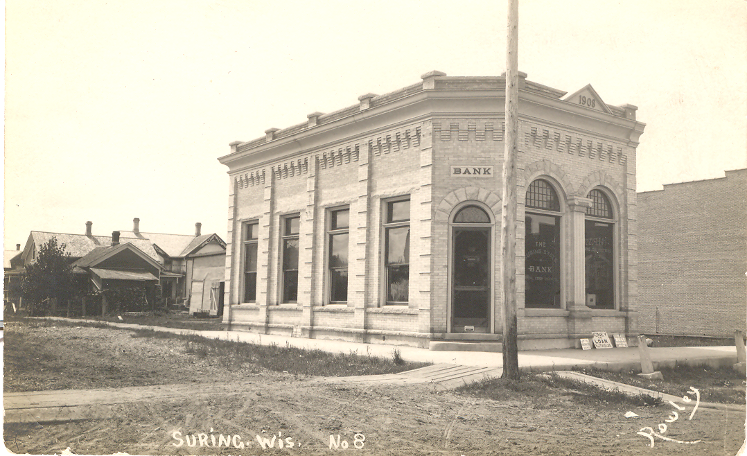 Suring State Bank - 1908