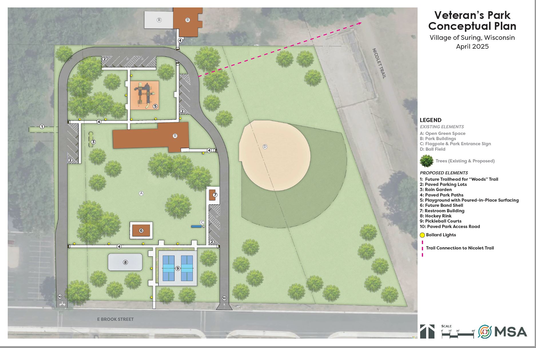 Veteran's Park Upgrade Conceptual Plan